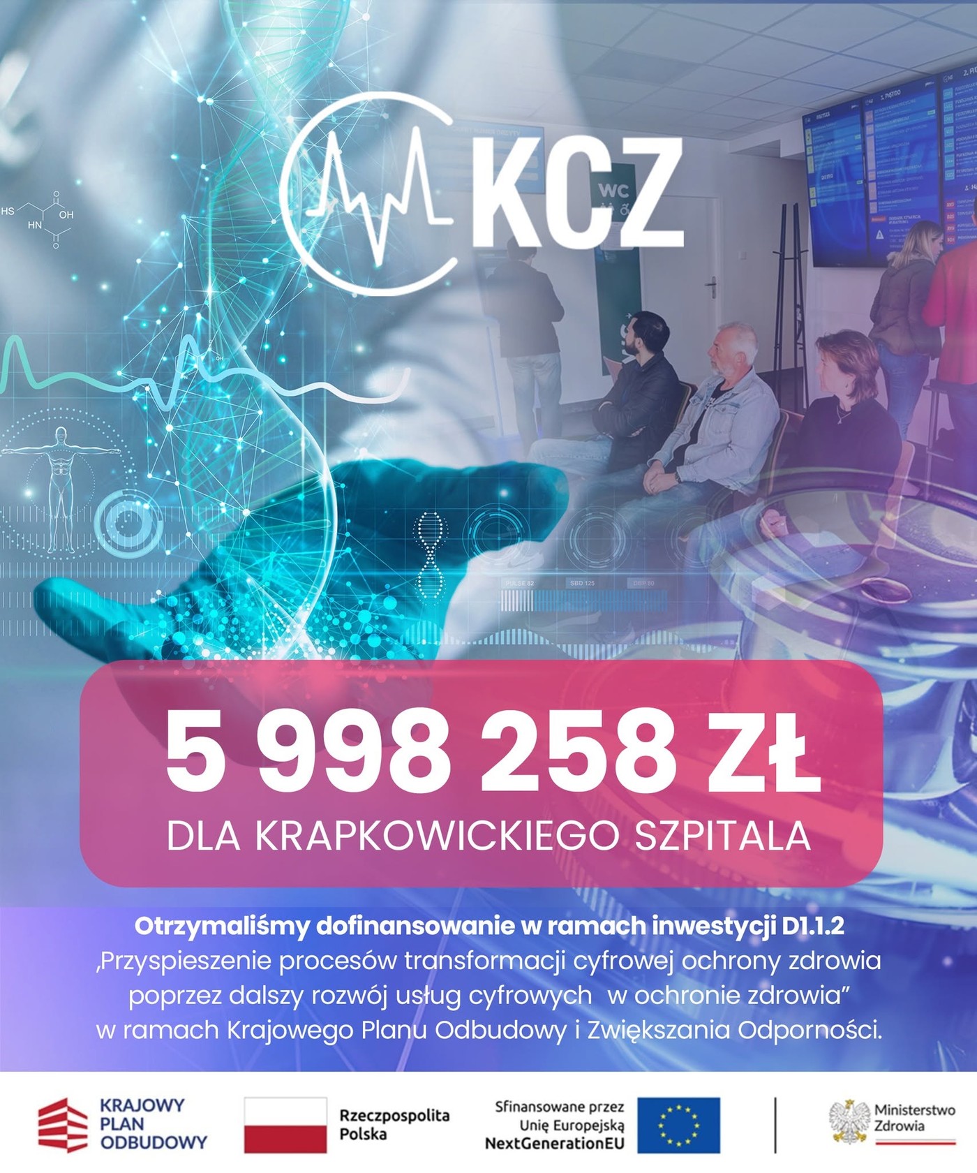 Wsparcie informatyzacji krapkowickiego szpitala z KPO 