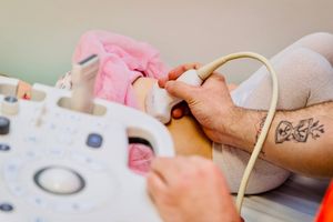 Ultrasonografia dziecka.